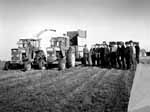 A silage demonstration on O'Neill's Farm with Sam English and students