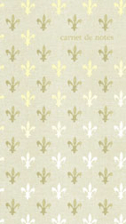 Fleur-de-lis Notebook